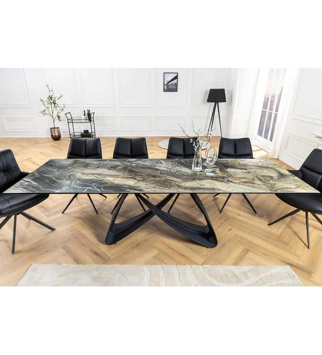 Stół rozkładany AMININ 180 cm - 260 cm ceramika w optyce marmuru*Invicta Interior Sale