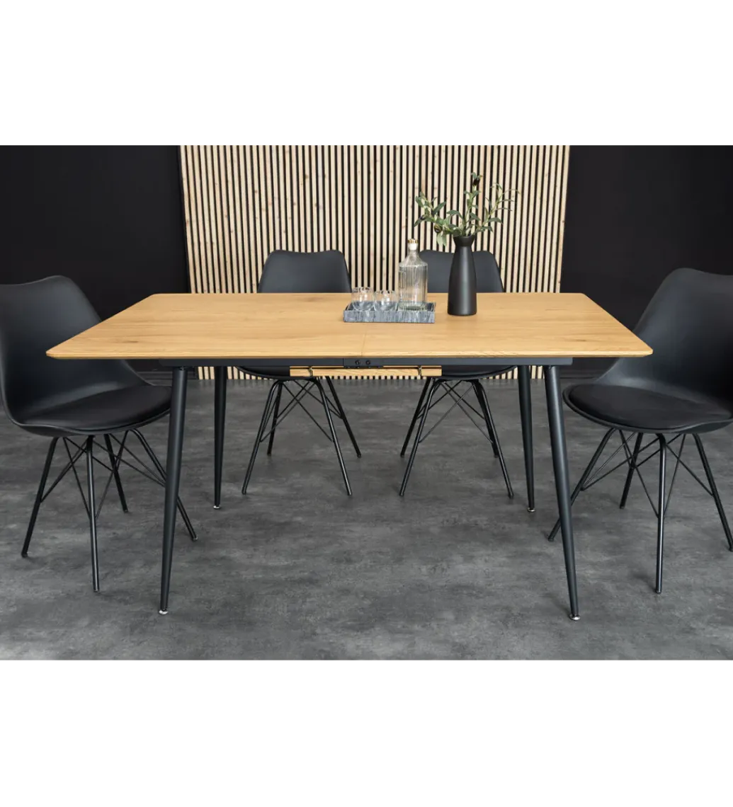 Stół rozkładany APARTMENT od 120 do 160 cm naturalny*Invicta Interior