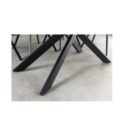 Stół Rozkładany ARKANSAS 160 Cm - 200 Cm ceramika w optyce antracytowego marmuru*Invicta Interior Discount