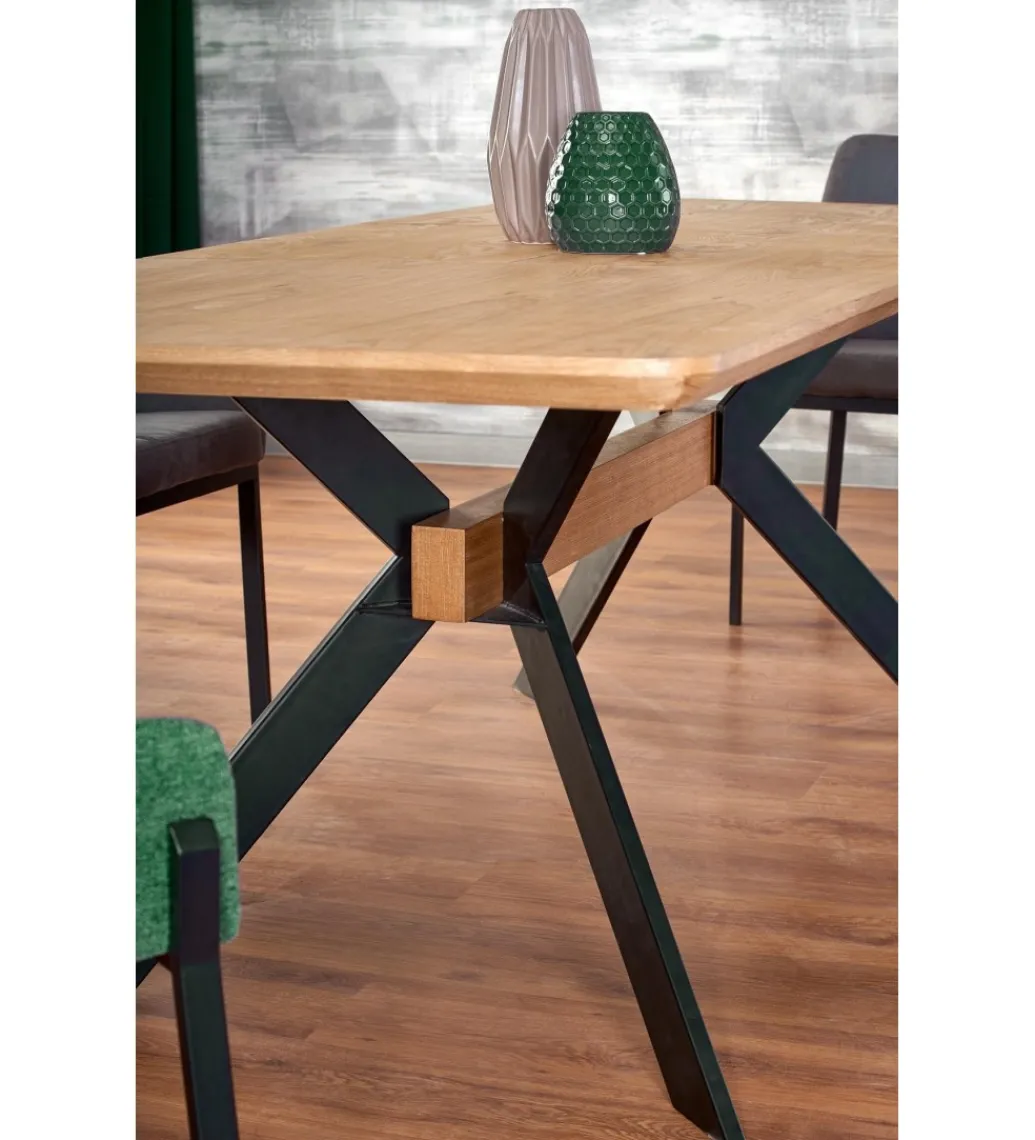 Stół rozkładany BACARDI 160 cm - 220 cm w kolorze dąb naturalny*Halmar Outlet