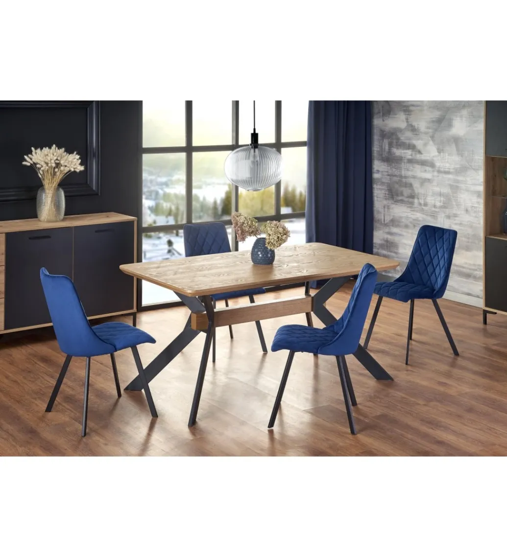 Stół rozkładany BACARDI 160 cm - 220 cm w kolorze dąb naturalny*Halmar Outlet