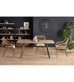 Stół rozkładany BERLIN 140 cm - 180 cm w kolorze orzecha miodowego*Halmar Online