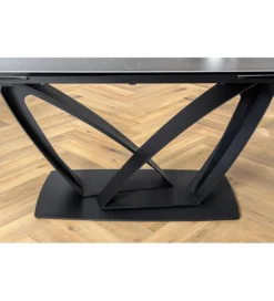 Stół rozkładany BLACKLIGHT 180 cm - 260 cm ceramika w optyce grafitowego marmuru*Invicta Interior Sale