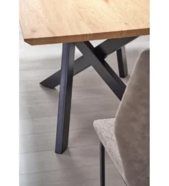 Stół rozkładany CAPITAL 160 cm - 200 cm w kolorze dąb złoty*Halmar Best