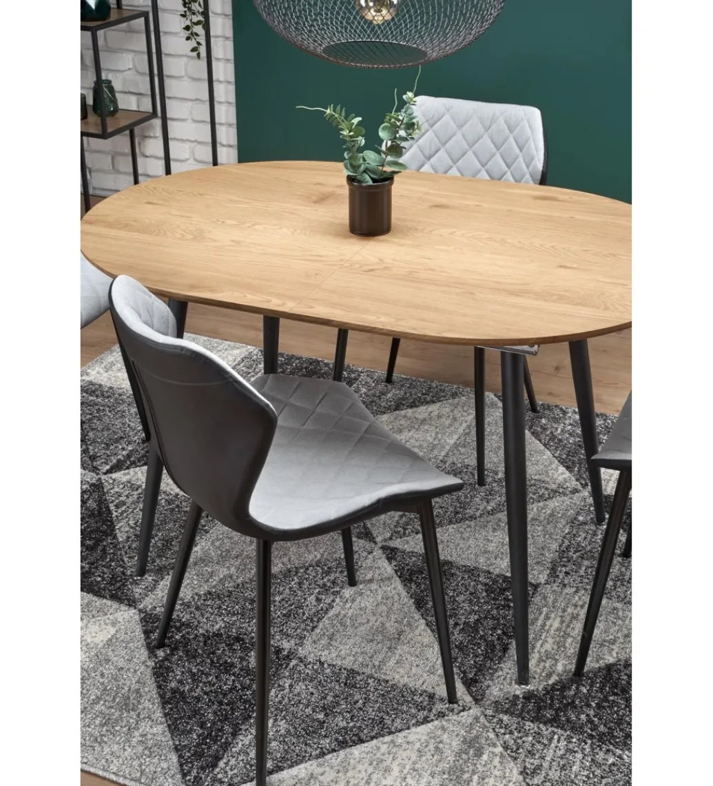 Stół rozkładany COLORADO 120 cm - 160 cm w kolorze dąb złoty*Halmar Clearance
