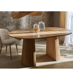 Stół rozkładany COMEDOR od 120 do 180 cm naturalny*Imeri Outlet