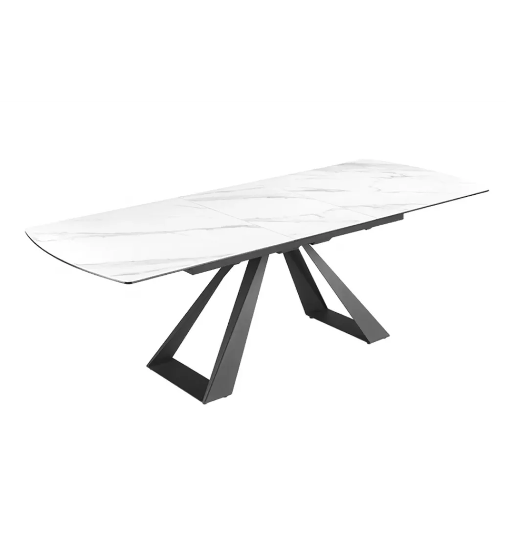 Stół rozkładany CONCORD 180 do 230 cm ceramika w optyce białego marmuru*Invicta Interior Best