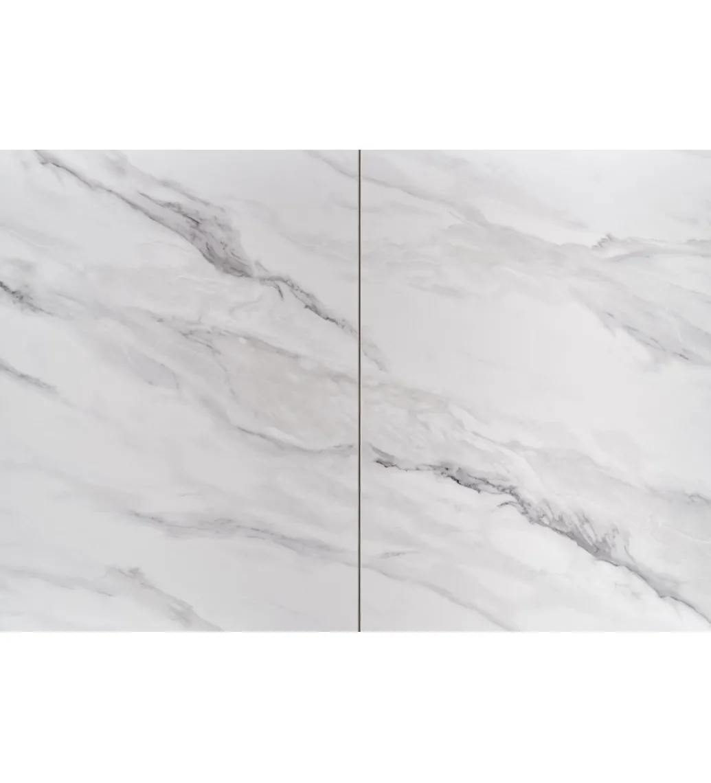 Stół rozkładany DANCAN 160 cm - 220 cm ceramika w optyce białego marmuru*Halmar Discount