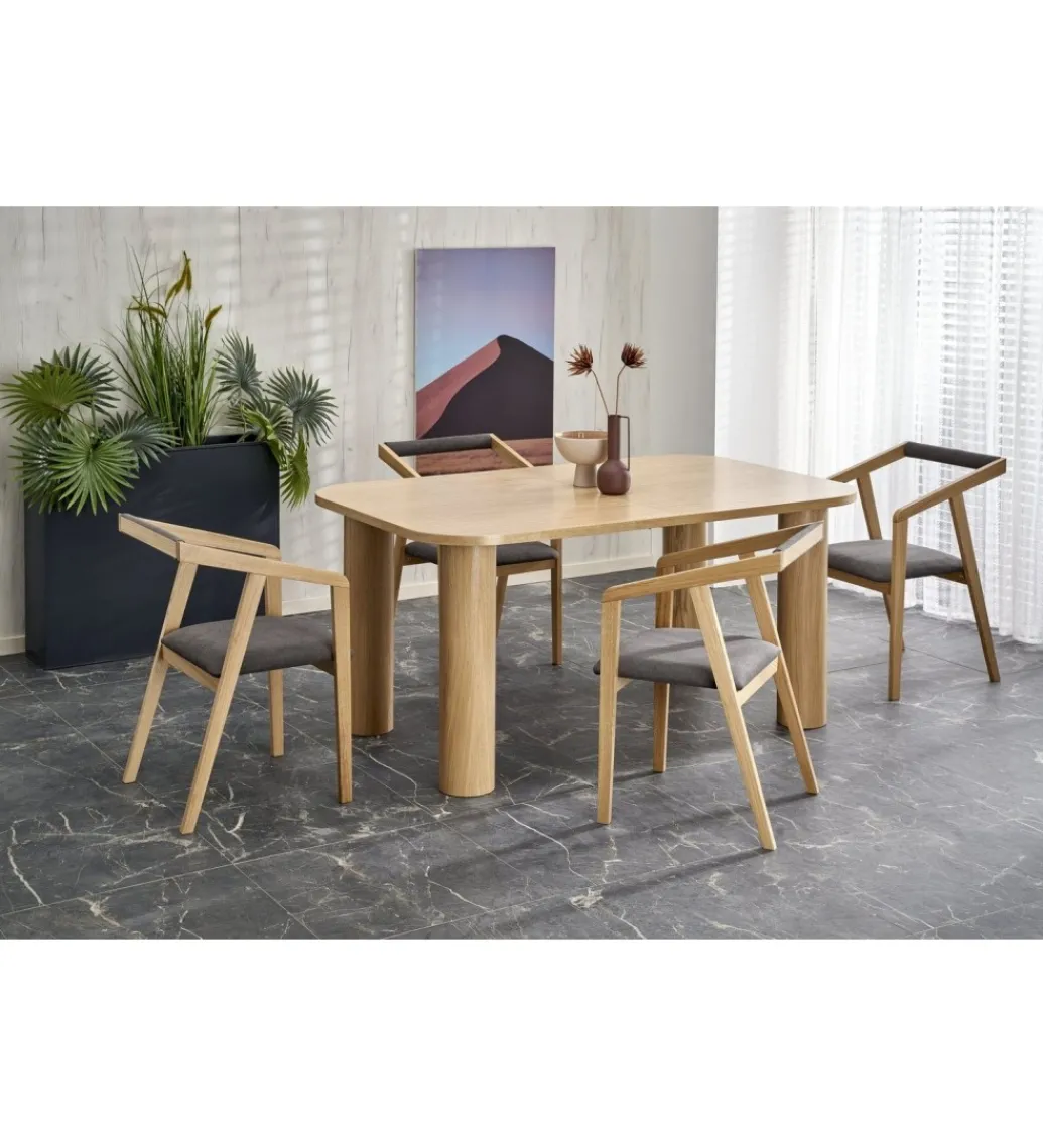 Stół rozkładany ELEFANTE 160 cm - 240 cm w kolorze dąb naturalny*Halmar Outlet