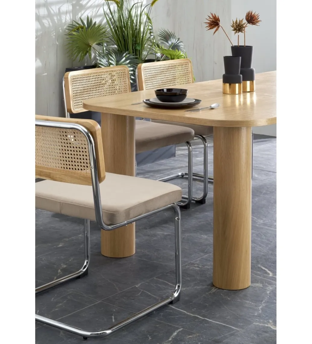 Stół rozkładany ELEFANTE 160 cm - 240 cm w kolorze dąb naturalny*Halmar Outlet
