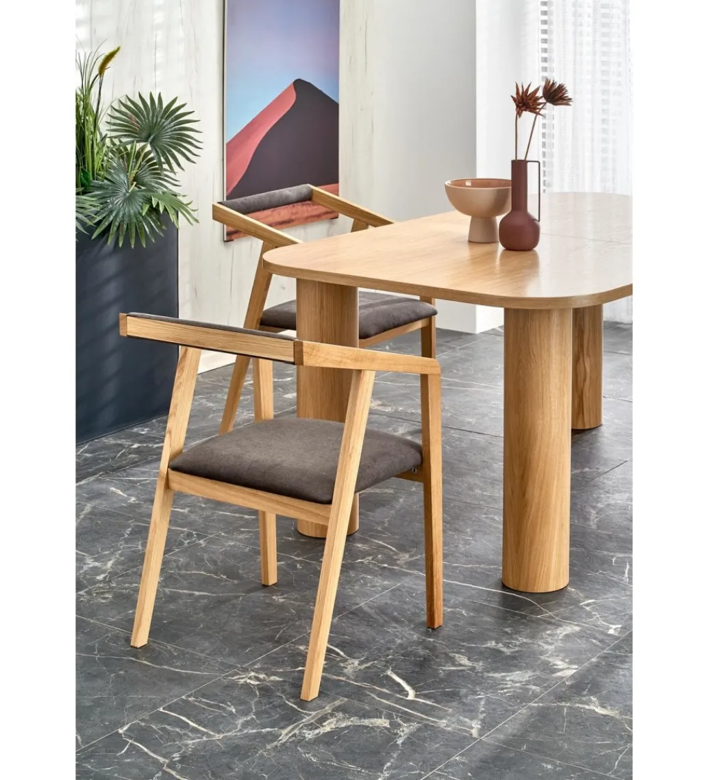 Stół rozkładany ELEFANTE 160 cm - 240 cm w kolorze dąb naturalny*Halmar Outlet