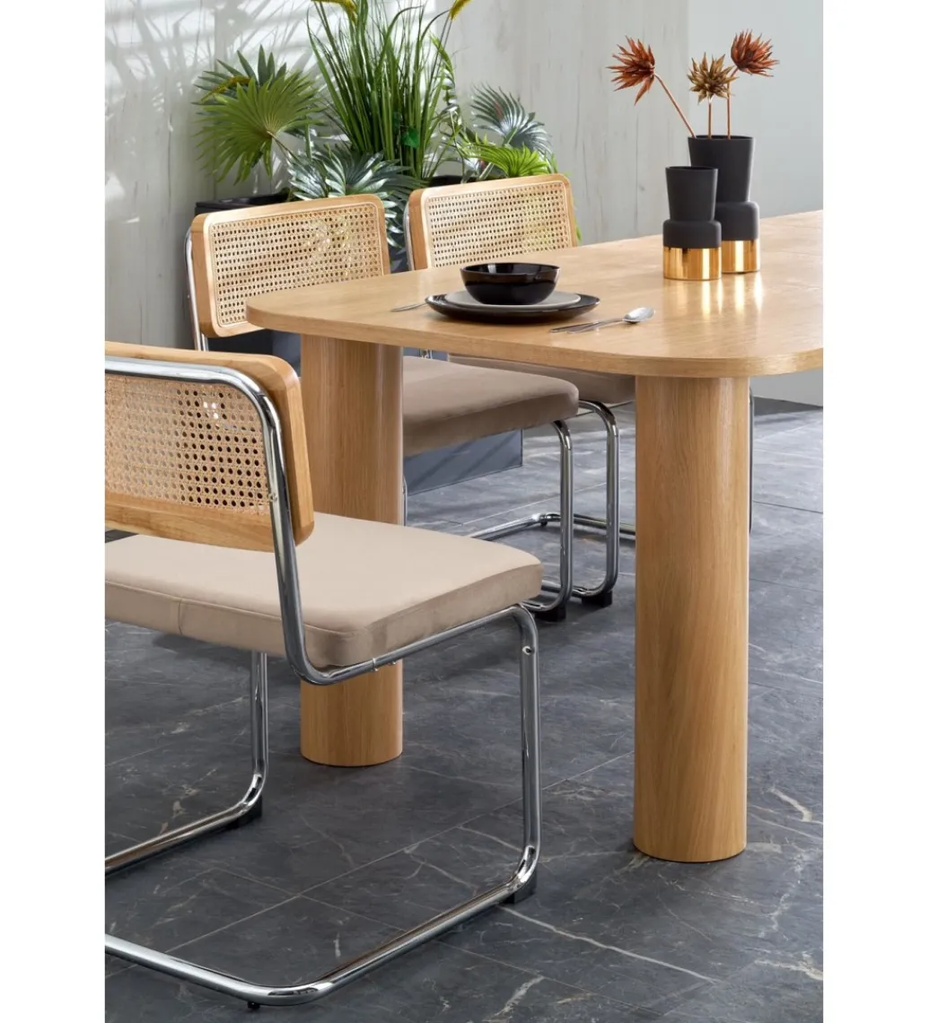 Stół rozkładany ELEFANTE 160 cm - 240 cm w kolorze dąb naturalny*Halmar Outlet