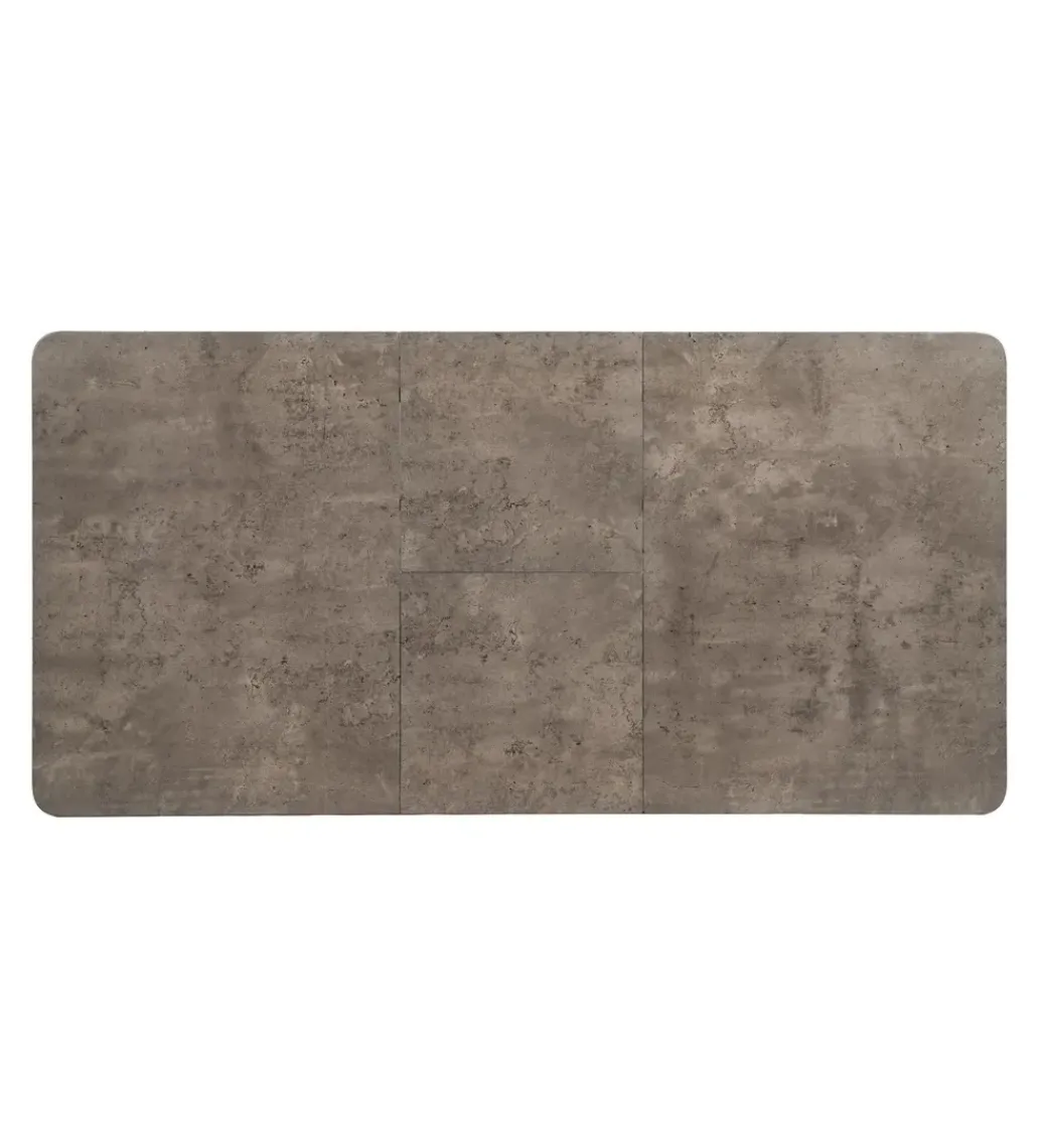Stół rozkładany ESTANDNO od 120 do 160 cm szary czarny*Zona-Design New