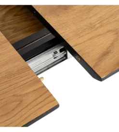 Stół rozkładany ESTANDNO od 120 do 160 cm naturalny czarny*Zona-Design Discount