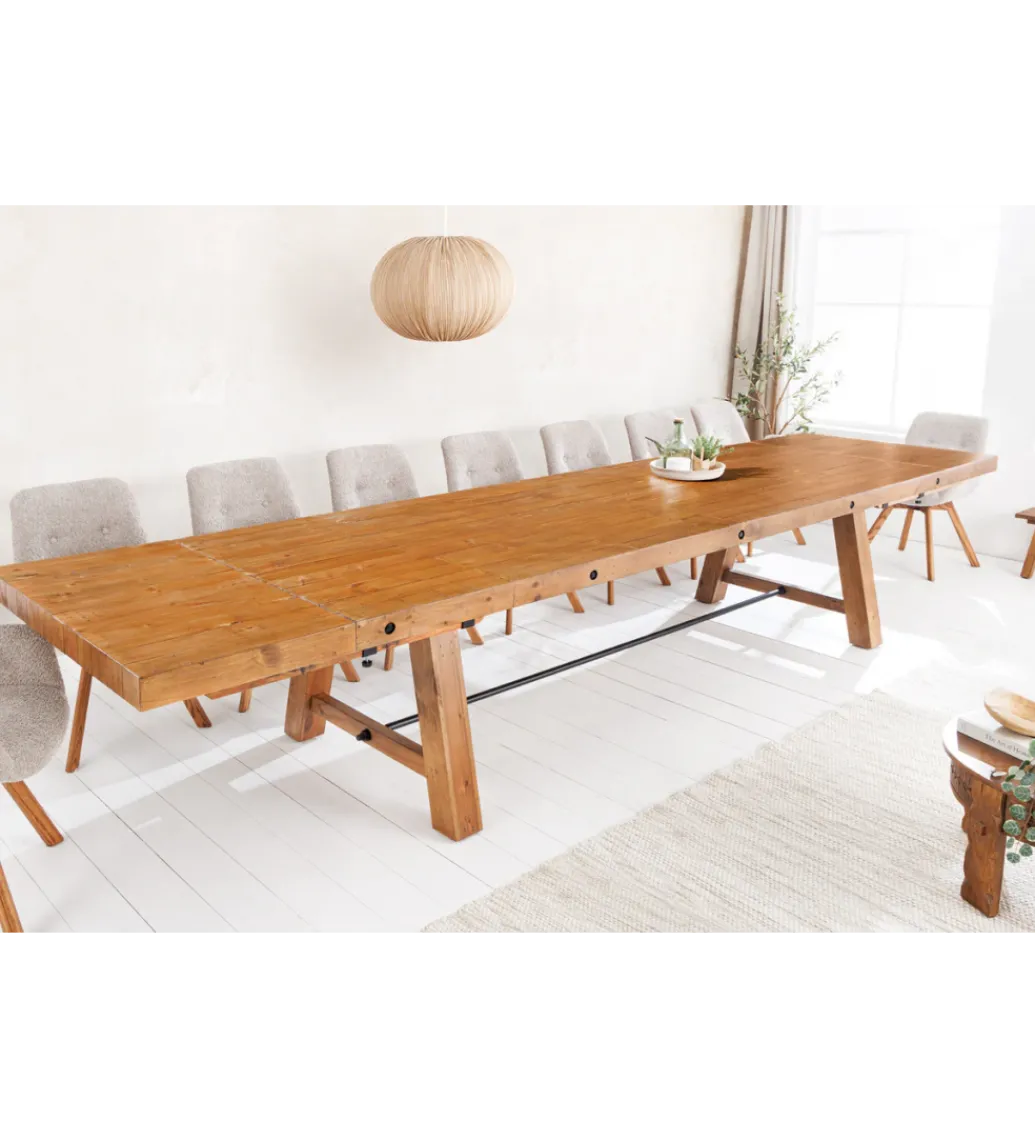 Stół rozkładany FINCA 300 do 400 cm drewno sosna*Invicta Interior Online