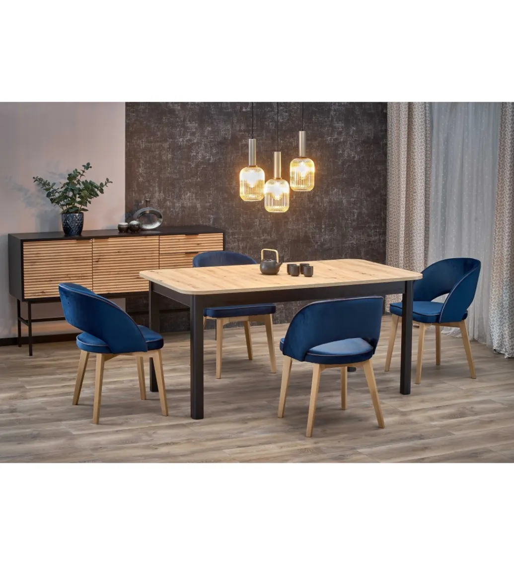 Stół rozkładany FLORIAN 160 cm - 228 cm w kolorze dąb artisan*Halmar Online