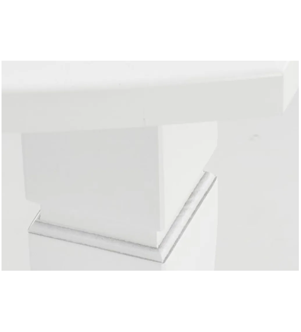 Stół rozkładany FRYDERYK 160 cm - 240 cm biały*Halmar Discount