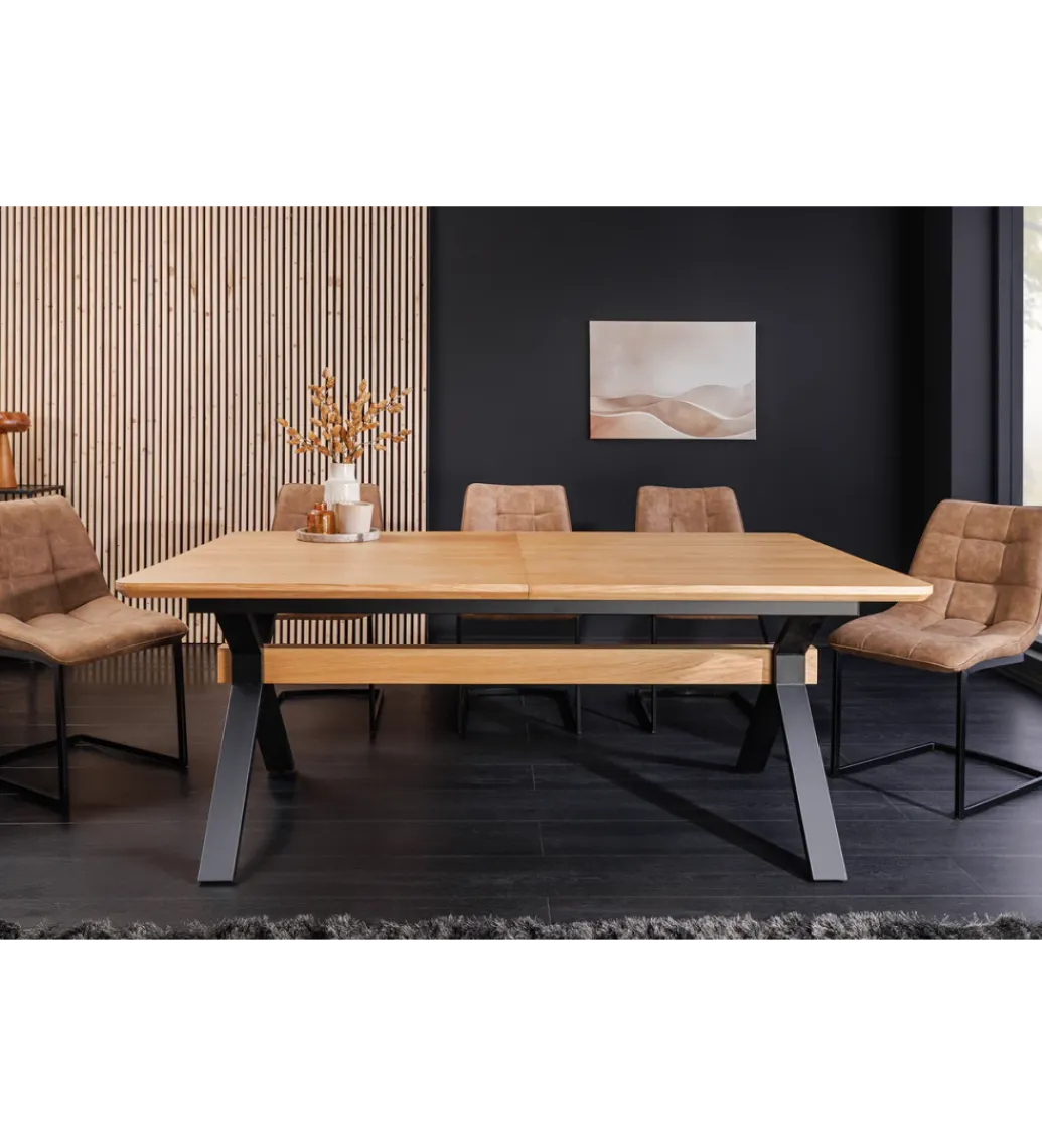 Stół rozkładany GIANT 180 do 300 cm kolor naturalnego dębu*Invicta Interior Outlet