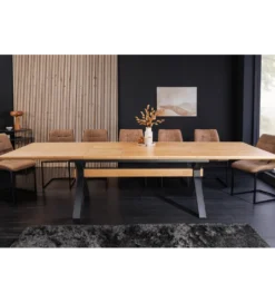 Stół rozkładany GIANT 180 do 300 cm kolor naturalnego dębu*Invicta Interior Outlet