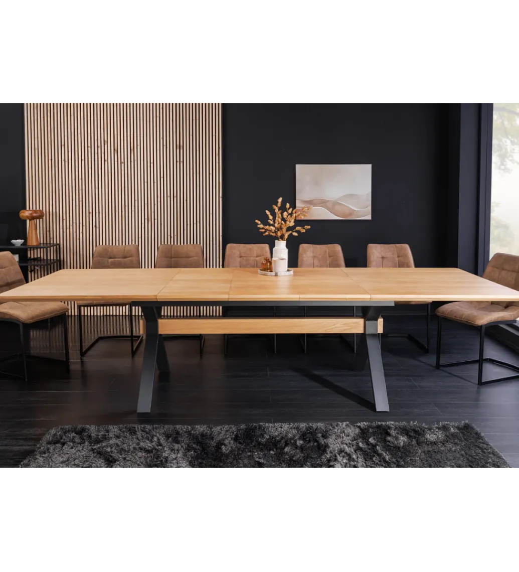 Stół rozkładany GIANT 180 do 300 cm kolor naturalnego dębu*Invicta Interior Outlet