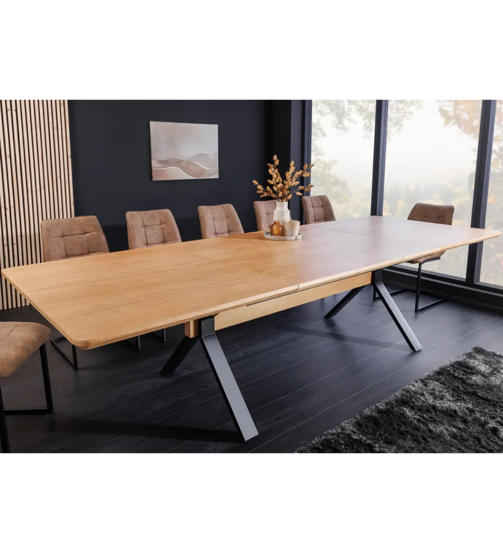 Stół rozkładany GIANT 180 do 300 cm kolor naturalnego dębu*Invicta Interior Outlet