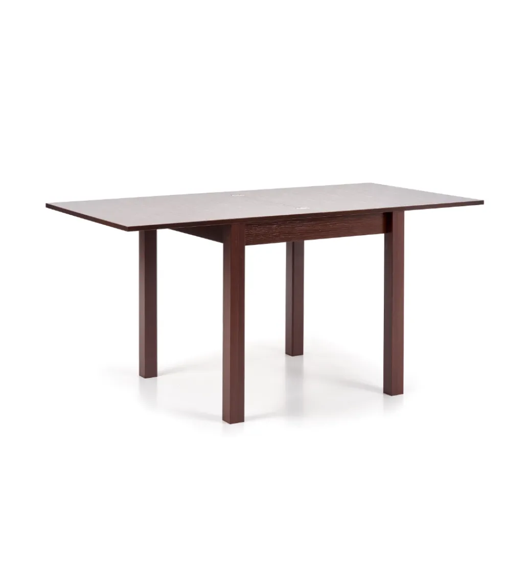 Stół rozkładany GRACJAN 80 cm - 160 cm w kolorze ciemny orzech*Halmar Sale