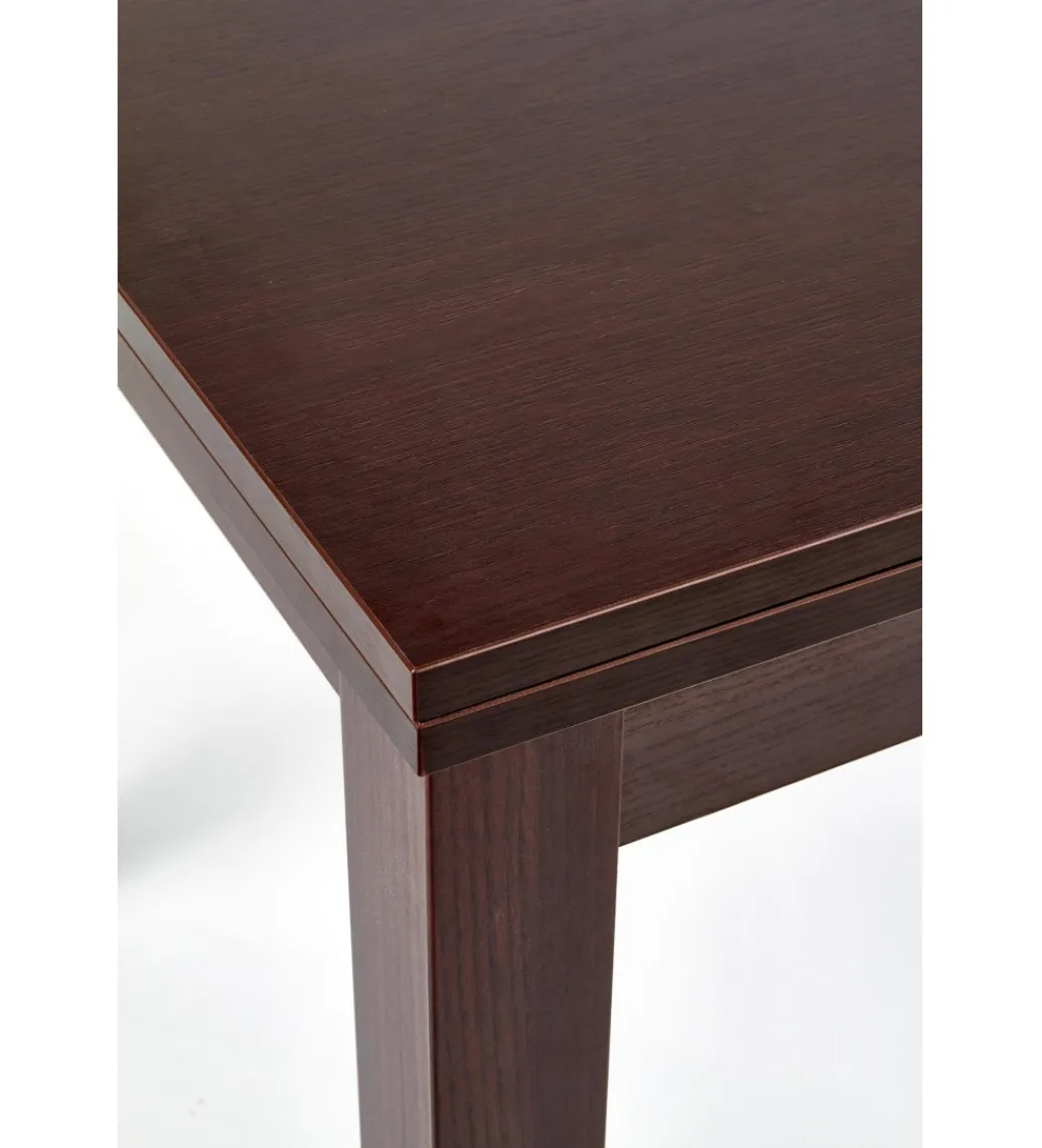 Stół rozkładany GRACJAN 80 cm - 160 cm w kolorze ciemny orzech*Halmar Sale