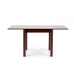 Stół rozkładany GRACJAN 80 cm - 160 cm w kolorze ciemny orzech*Halmar Sale