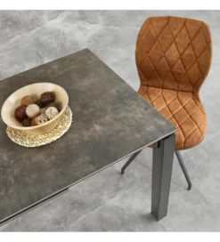Stół rozkładany HORIZON 120 cm - 180 cm ceramiczny w optyce naturalnego kamienia*Halmar Clearance