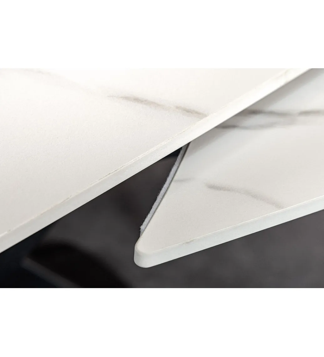 Stół rozkładany INCEPTION od 130 do 190 cm ceramiczny blat w optyce marmuru*Invicta Interior Clearance
