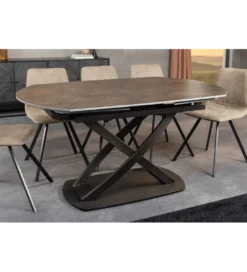 Stół rozkładany INCEPTION od 130 do 190 cm ceramiczny blat*Invicta Interior