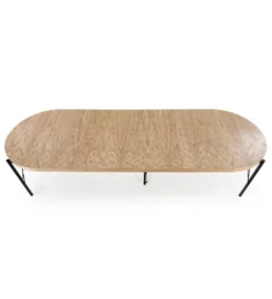 Stół rozkładany INFERNO 100 cm - 300 cm w optyce dębu naturalnego*Halmar Hot