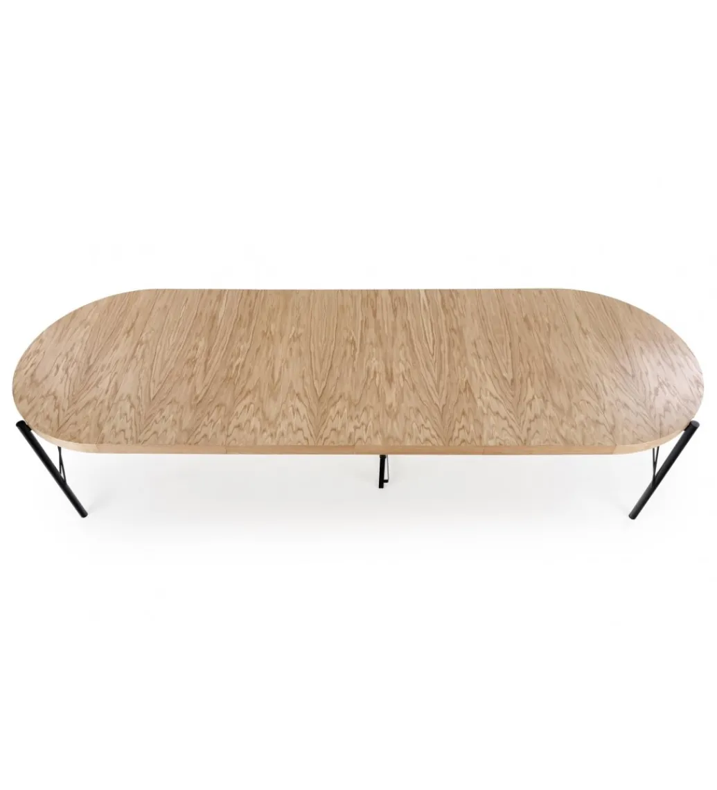 Stół rozkładany INFERNO 100 cm - 300 cm w optyce dębu naturalnego*Halmar Hot
