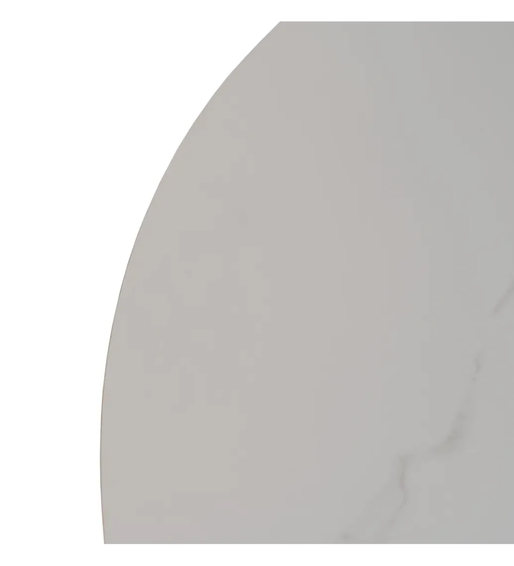 Stół rozkładany JAMEOX 120 cm czarny blat ceramika w optyce marmuru*Zona-Design Best
