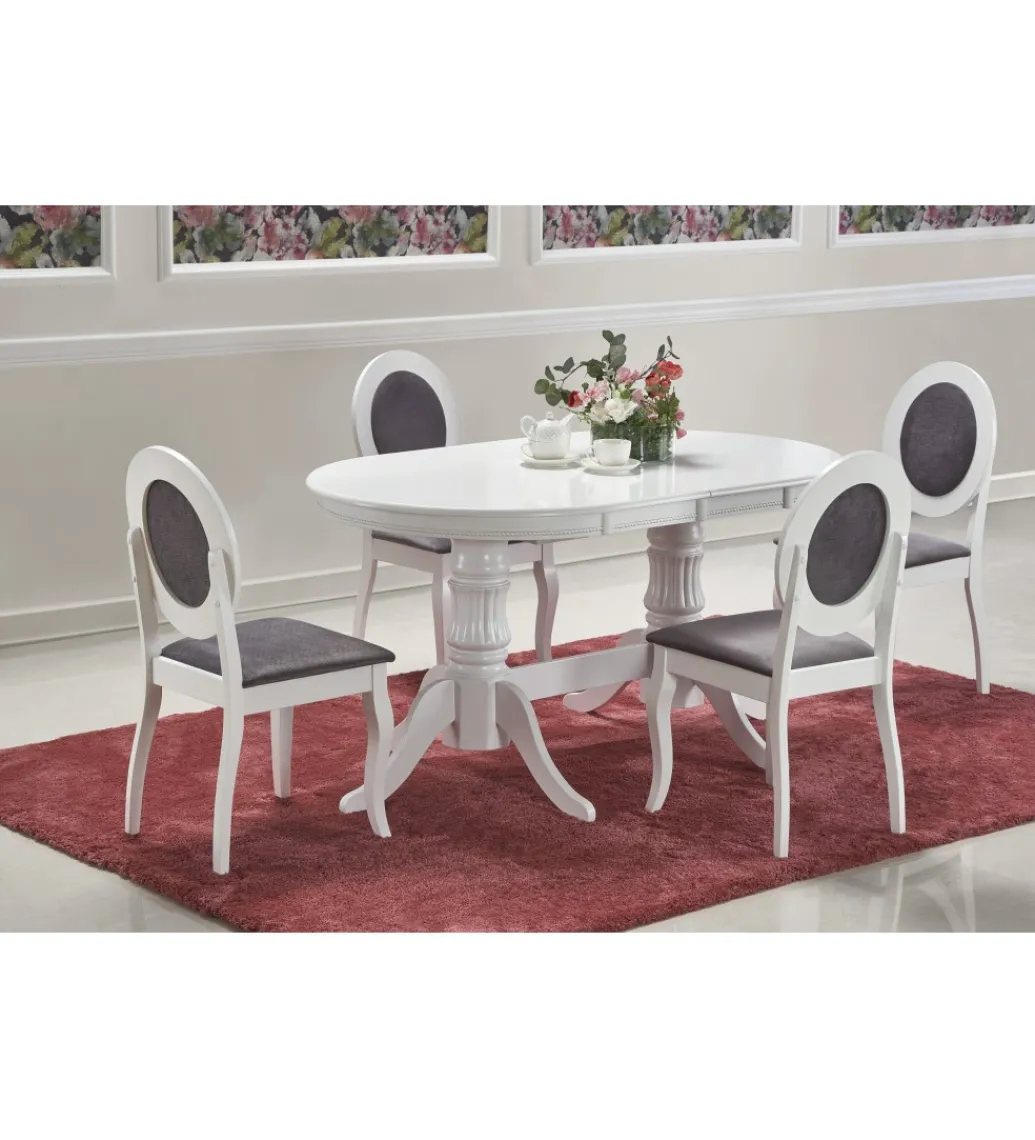 Stół rozkładany JOSEPH 150 cm - 190 cm biały*Halmar Discount