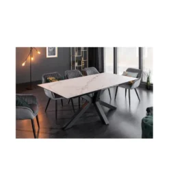 Stół rozkładany JUKON Eternity 180 cm - 225 cm ceramika optyka marmuru*Invicta Interior Outlet