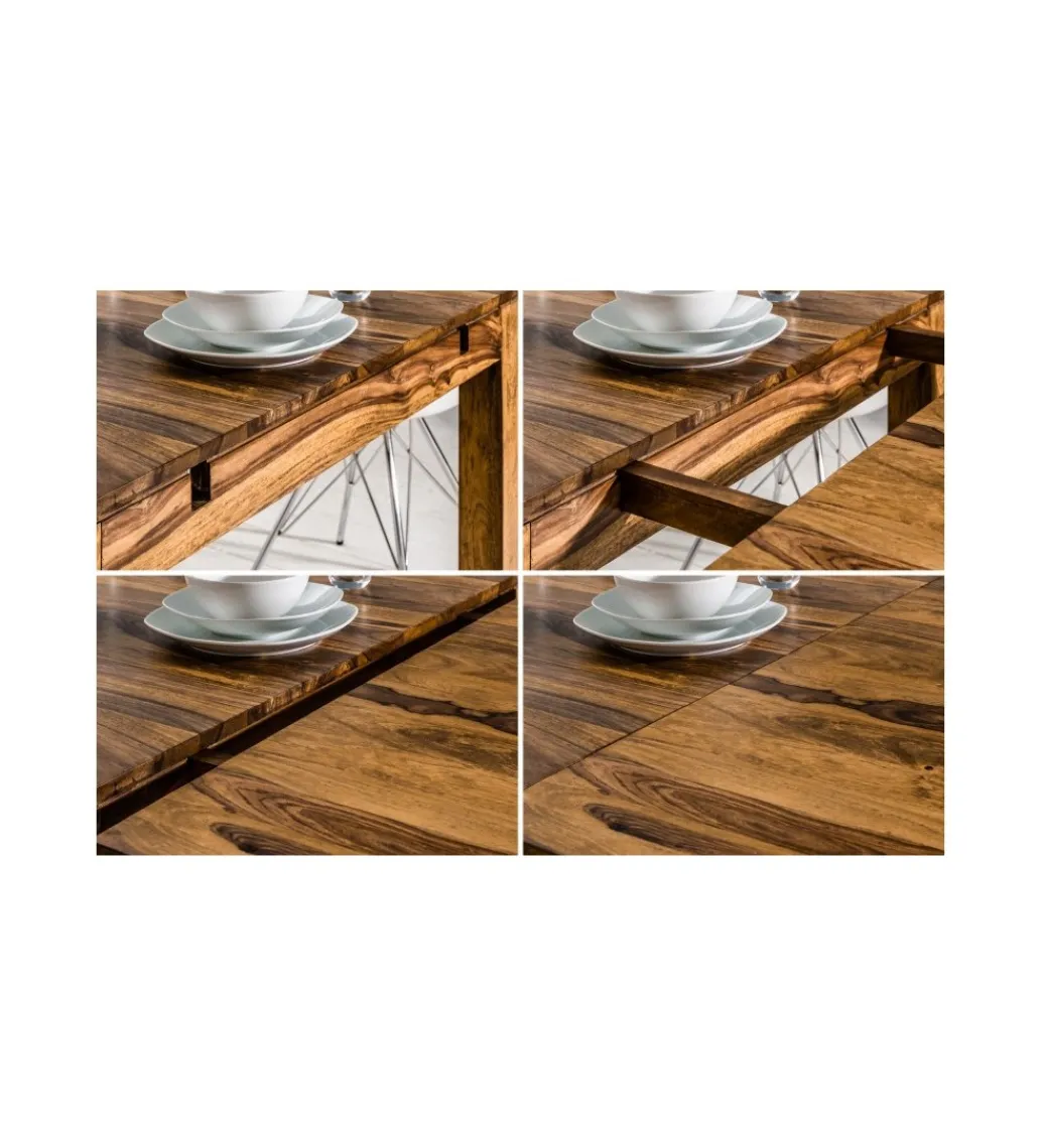 Stół rozkładany Lagos 160 cm - 240 cm drewno Sheesham*Invicta Interior Sale