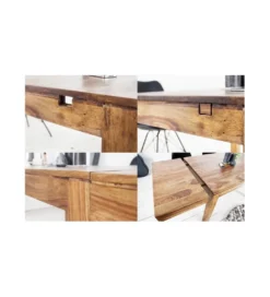 Stół rozkładany Lagos 120 cm - 200 cm drewno sheesham*Invicta Interior Outlet