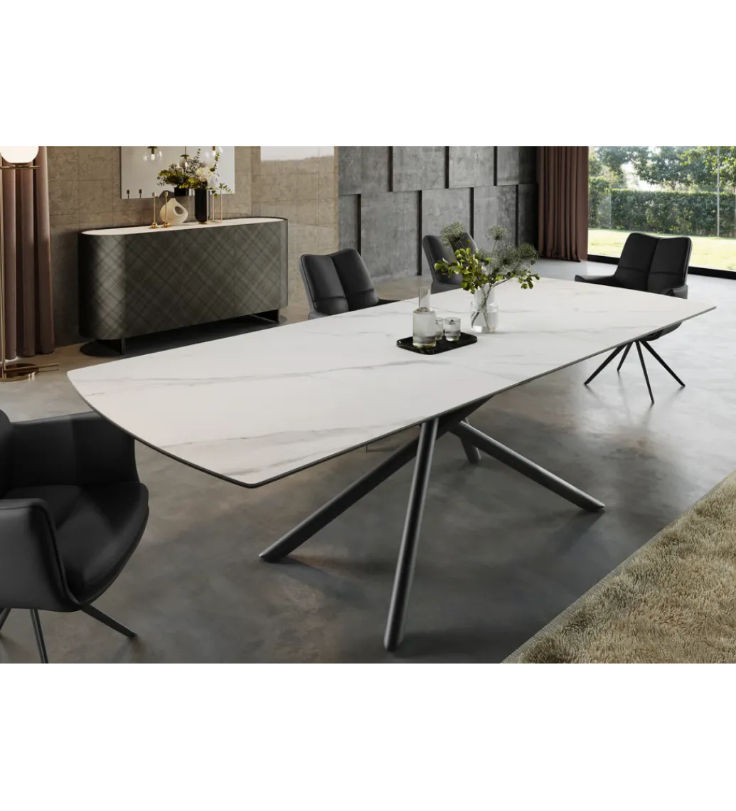Stół rozkładany MIKADO 180 do 230 cm blat ceramika*Invicta Interior Outlet