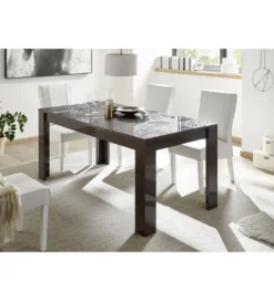 Stół rozkładany MIRO 137 cm - 185 cm antracytowy*MCA Linia Włoska Best