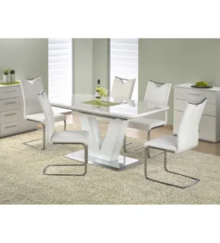 Stół rozkładany MISTRAL 160 cm - 220 cm biały*Halmar Clearance