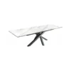 Stół rozkładany MONTREAL Marvelous 180 Cm - 220 Cm - 260 cm Ceramika W Optyce białego Marmuru*Invicta Interior Online