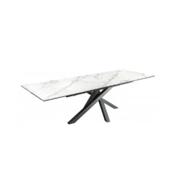 Stół rozkładany MONTREAL Marvelous 180 Cm - 220 Cm - 260 cm Ceramika W Optyce białego Marmuru*Invicta Interior Online