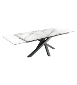 Stół rozkładany MONTREAL Marvelous 180 Cm - 220 Cm - 260 cm Ceramika W Optyce białego Marmuru*Invicta Interior Online