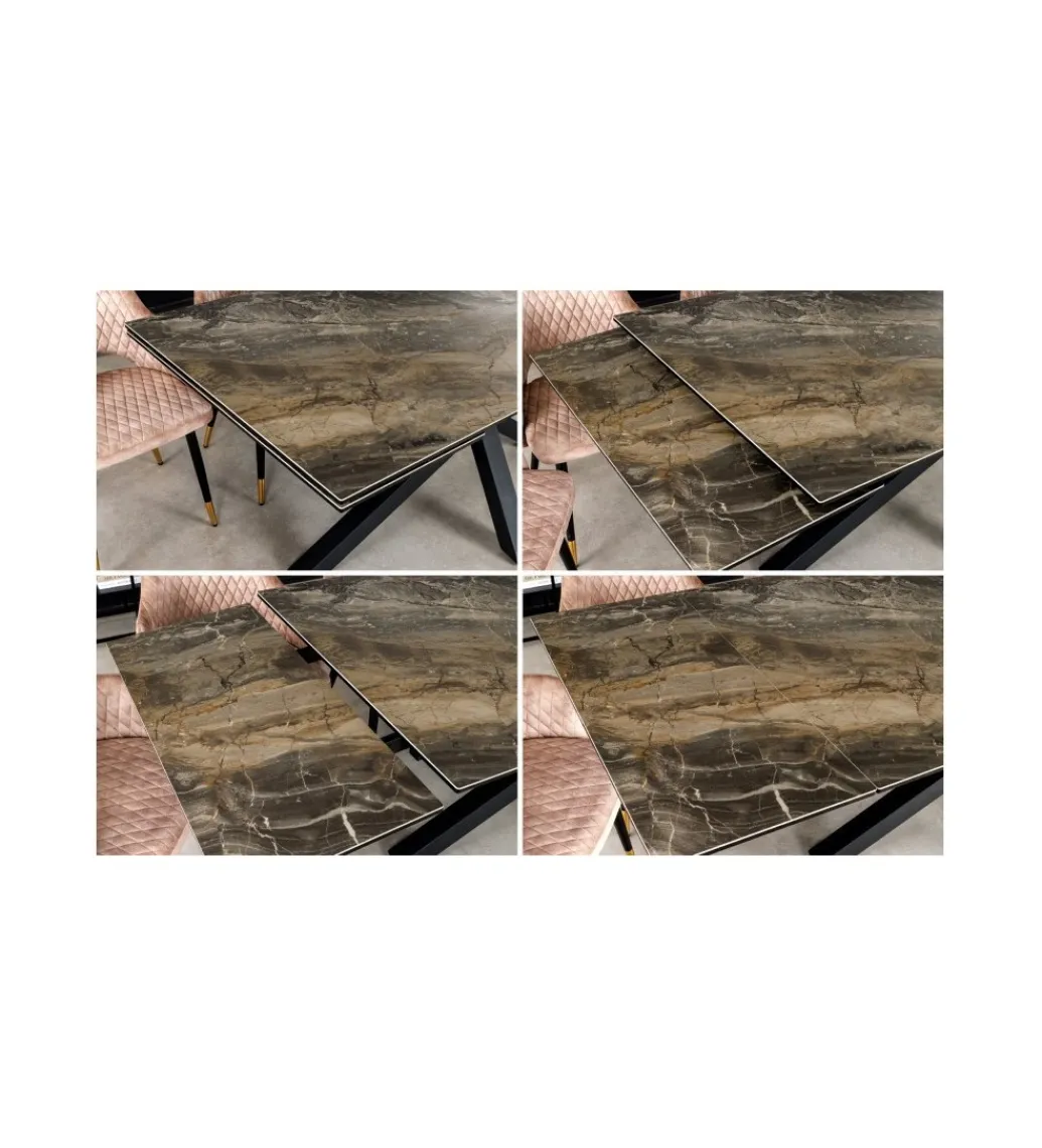 Stół Rozkładany MONTREAL Marvelous 180 Cm - 220 Cm - 260 Cm Ceramika W Optyce Marmuru*Invicta Interior Online