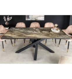 Stół Rozkładany MONTREAL Marvelous 180 Cm - 220 Cm - 260 Cm Ceramika W Optyce Marmuru*Invicta Interior Online