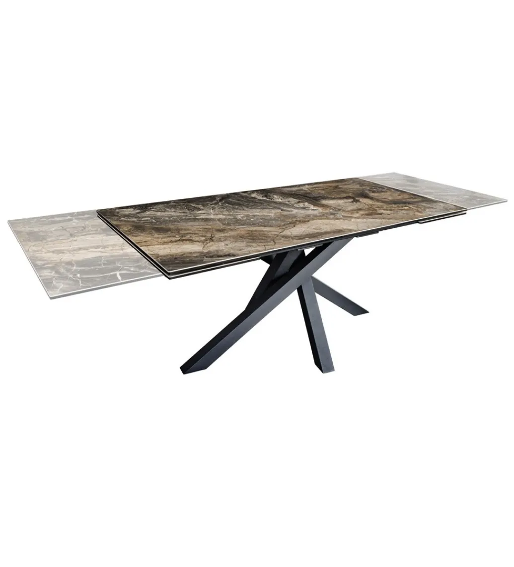 Stół Rozkładany MONTREAL Marvelous 180 Cm - 220 Cm - 260 Cm Ceramika W Optyce Marmuru*Invicta Interior Online