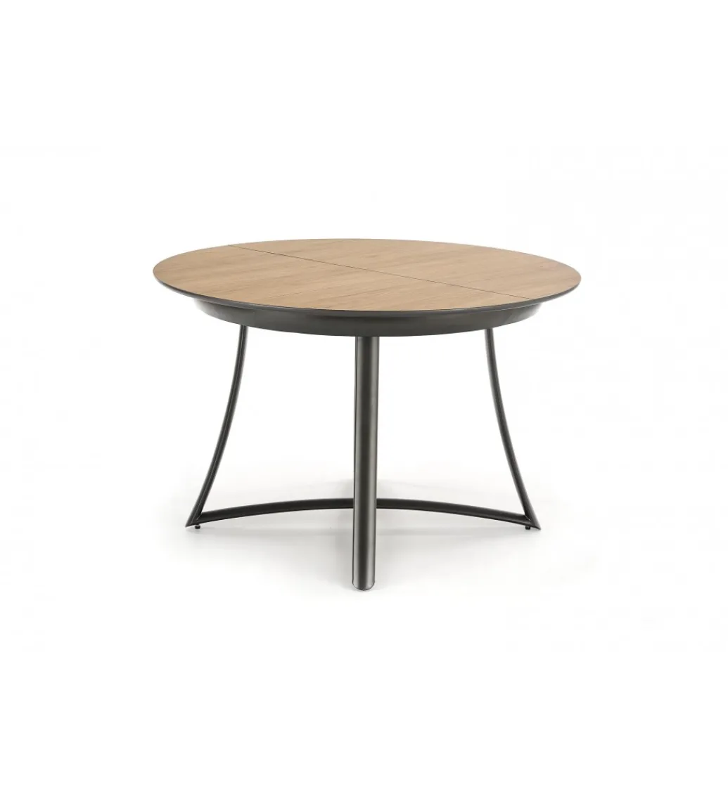Stół rozkładany MORETTI 118 cm - 148 cm w kolorze dąb złoty*Halmar