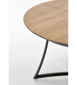 Stół rozkładany MORETTI 118 cm - 148 cm w kolorze dąb złoty*Halmar