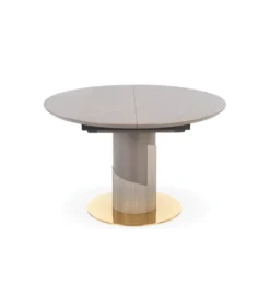Stół rozkładany MUSCAT 120 cm - 160 cm w optyce szarego marmuru*Halmar Online